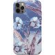 Nutrisiti iPhone 12 or 12 Pro Printed Eco Back Case Blue Iris by Uunique