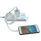 Uunique Southgate Magnetic Storage USB A to Lightning Sync & Charge Cable White