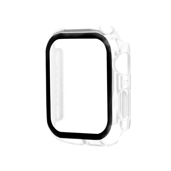 PC witheTempered Glass iWatch case 44mm clear by Uunique